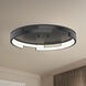 Anello Minor LED 19 inch Black Flush Mount Ceiling Light